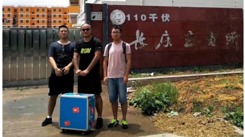 沭陽110kV變電站地埋電纜外破監測